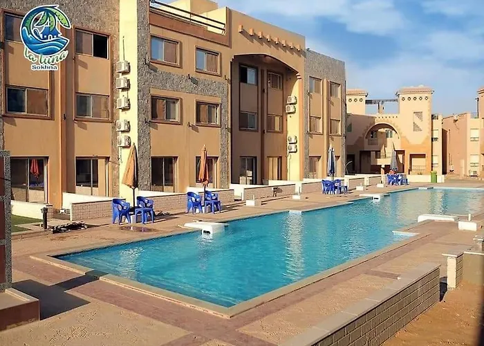 قرية لالونا العين السخنة اكوا بارك مارينا صيد للعائلات Laluna Ain Sokhna Aqua Park Marina Fishing Families Alpesi faház